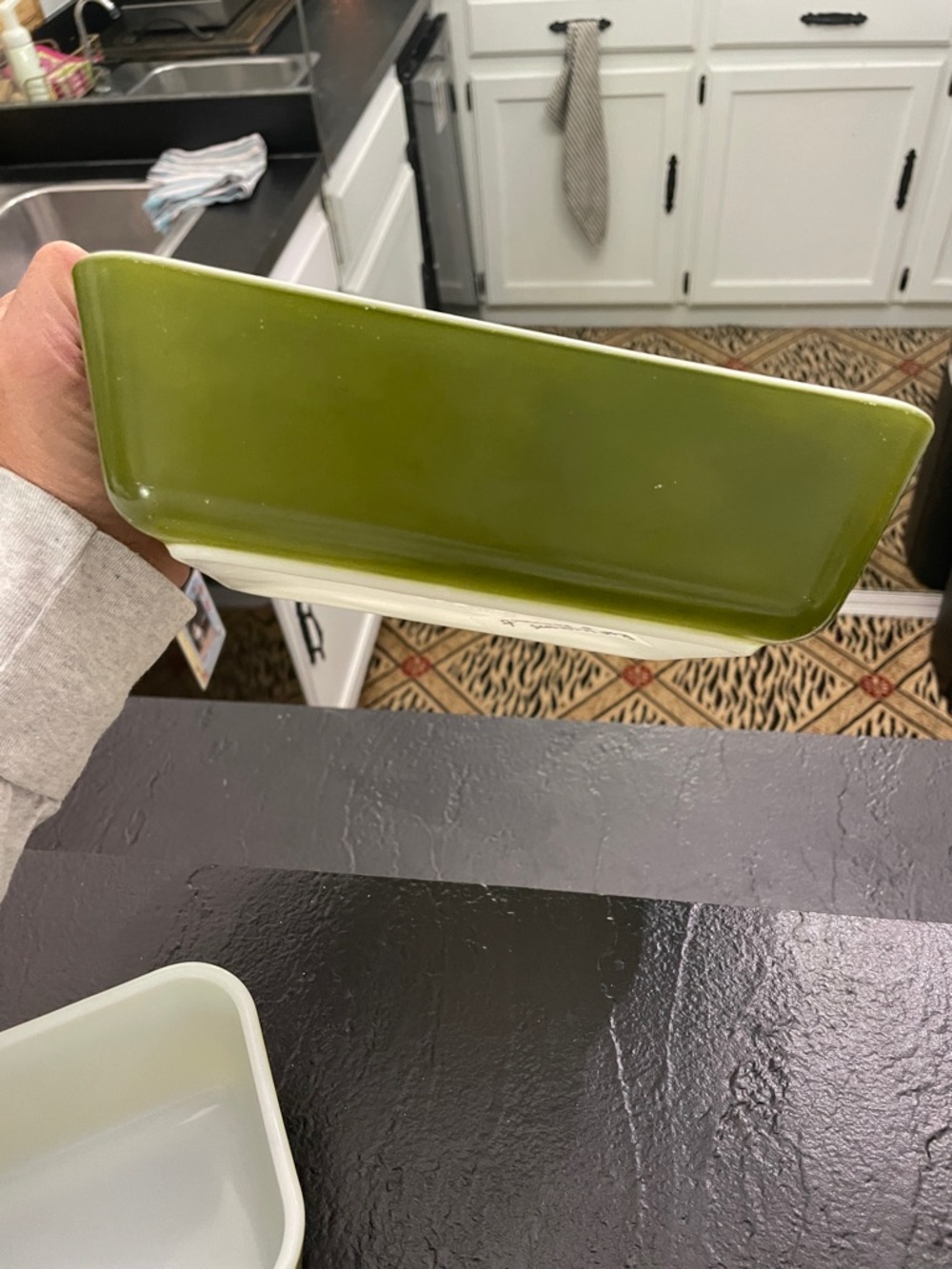 Pyrex Verde Frigie Set- No Lids Vintage Yellow Glass Baking/Storage Dish Set - Picture 2 of 15